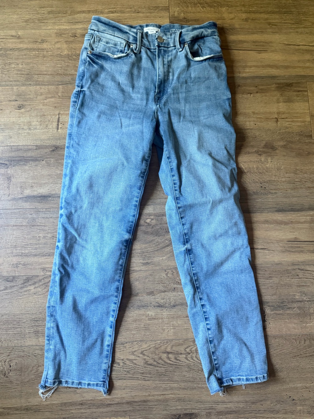 Good American Always Fits Good Classic Slim Straight 6-12